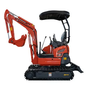 Hydraulic RHINOCEROS XINIU XN18 Digging Machine Small Crawler 1.8 ton Mini Excavator for Sale