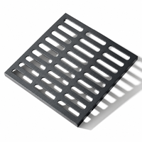 Grille de drainage robuste 500x300 EN124 Classe de charge D400 pour la construction routière