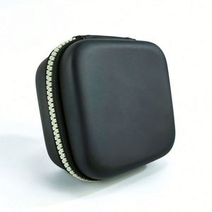 Custom Logo Hard Shell <b>Watch</b> Pouch Black Leather Waterproof EVA <b>Watch</b> Box Travel Small EVA <b>Watch</b> <b>Case</b> with Foam Pillow - Product Image 5
