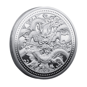 Azure Dragon Metall-Entscheidungsmünze Gold-Silber-Relief Drachenmuster Sammlerstück Geschenk - Product Image 6