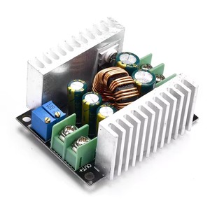 โมดูลแปลงไฟแบบ DC-DC บัคคอนเวอร์เตอร์ 300W 20A แบบสเต็ปดาวน์  โมดูลจ่ายไฟกระแสคงที่สำหรับ LED  โมดูลลดแรงดันไฟฟ้า  พร้อมตัวเก็บประจุแบบอิเล็กโทรไลต์ - Product Image 1