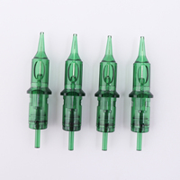 Aiguille de cartouche jetable permanente pour PMU Green LIMEM Viper 0,25 mm 5,5 mm à pointe longue