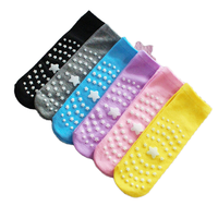 Chaussettes antidérapantes respirantes pour enfants et jeunes, personnalisées, avec motif tricoté et logo, idéales pour le trampoline, collection été