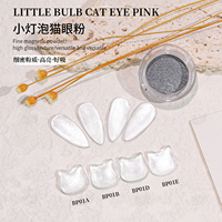 BOJUN Nouvelle Poudre Magnétique Translucide Effet Œil de Chat Pigment Nail Art Haute Brillance Effet Flash Éclatant pour Salon Professionnel Vente en Gros