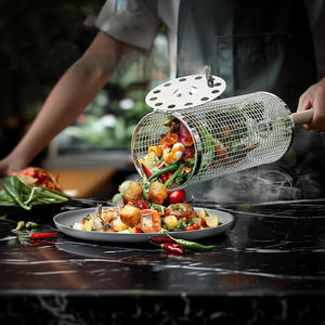 Bbq שפופרת מכירה חמה אביזרי קיץ צינור מתגלגל עמיד טמפרטורה גבוהה נגד הקרקפת סל ה-bbq - Product Image 4