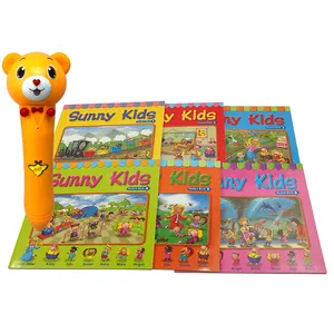 Early Learning Smart Talkingpen English Audio Books Colorful Themes Cartoon Pictures English Children Teaching Books