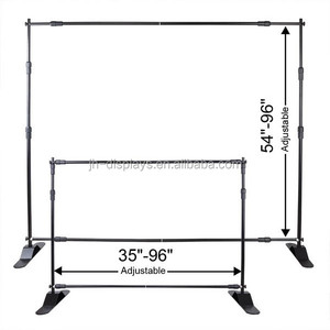 10ft Silver Backdrop Fabric Printed Repeat Use Jumbo Stand
