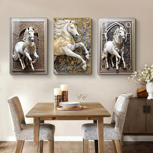 Peinture sur toile directe d'usine, art mural, effet 3D, impression de cheval, affiche, décoration intérieure personnalisée, peinture murale - Product Image 5