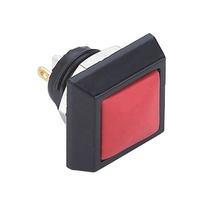 Bouton-poussoir anti-vandalisme, étanche, bouton poussoir carré, 12mm, bouton on/off, (CE,ROHS), livraison gratuite - Product Image 1