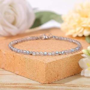Pulsera de Bisutería de Moda para Mujer, Brazalete de Acero Inoxidable con Diseño de Luna - Product Image 1