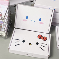 Boîtes en carton rigide réutilisables à thème animalier avec revêtement UV, pelliculage brillant, gaufrage, emballage écologique personnalisable pour Pâques