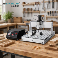 Mini routeur CNC UTECH 6040 à broche unique Mach3, 3/4 axes, haute rigidité, pour la découpe du bois et du métal, idéal pour l'atelier domestique