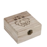 Boîte cadeau en bois de haute qualité avec couvercle pour mariage et table d'inscription, vente en gros, logo et emballage personnalisés