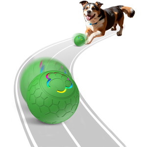 Palla per cani intelligenti, palla rotolante attivata dal movimento, giocattoli interattivi per cani da noia, 2.2 "di diametro per cani di piccola taglia, USB ricaricabile - Product Image 1
