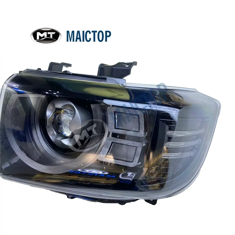 Maictop car accessories modified lc79 led headlight for land cruiser lc 79 series fj79 pickup front head light