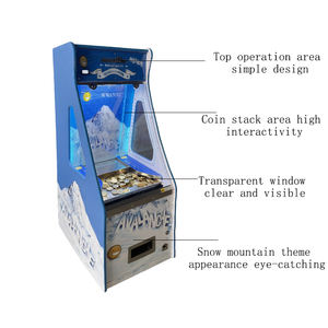 Gettoniera macchina valanga 2 ° Gen operata per la vendita di macchine da gioco per interni corpo in legno blu Arcade gettoniera - Product Image 2