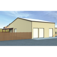 Garage préfabriqué en acier robuste résistant au vent pour véhicules, norme GB