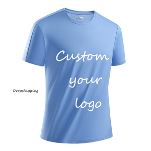 2026 Plain Men's T Shirt <b>Polyester</b> Tee Quick Dry Fit <b>Tshirts</b> Custom Sublimation Printing Logo T-shirts for Men - Product Image 1
