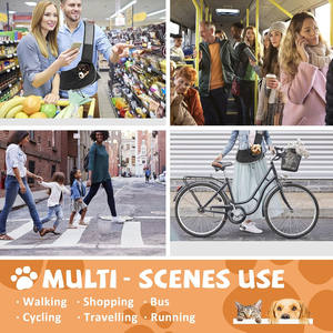 Échantillon gratuit sac de voyage pour animaux de compagnie avec bandoulière solution portable pour chats et chiens de taille moyenne - Product Image 4