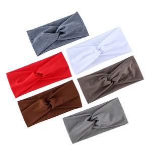 Fascia larga alla moda fascia <span class=keywords><strong>per</strong></span> <span class=keywords><strong>capelli</strong></span> a forma di farfalla Bandana Yoga con stampa floreale elastico <span class=keywords><strong>per</strong></span> <span class=keywords><strong>capelli</strong></span> da donna - Product Image 4