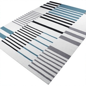 Dernières créations de tapis d'extérieur durables, résistants aux taches, tissés à la main en polypropylène PET, motifs personnalisés, tapis réversibles - Product Image 1