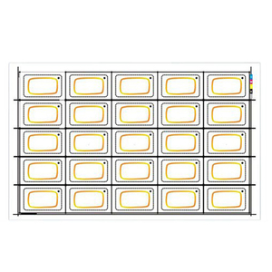 Étiquette en <span class=keywords><strong>PVC</strong></span> vierge OEM LF HF UHF Dry Wet Prelam Sheet 20x40mm 97x15mm <span class=keywords><strong>U</strong></span> 9 T5577 - Product Image 4