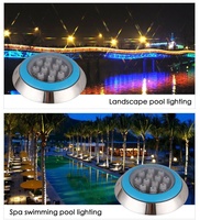 Luces LED de discoteca subacuáticas flotantes IP68 de 12 voltios, luces de discoteca que brillan en la piscina, bañera de hidromasaje, lámparas de Spa