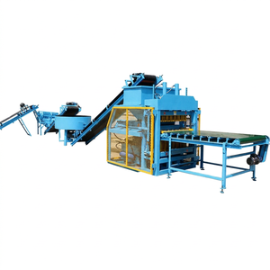 Máquina automática de ladrillos de tierra de 7 piezas con enclavamiento automático, versión de exportación, compatible con personalización, con PLC, bomba, motor sin horneado y caja de cambios - Product Image 1