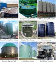 Réservoir d'eau en émail pour eau de boisson, capacité de 5000 l, 20000 l, GFS, 10000 l