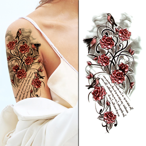 <span class=keywords><strong>Tatuajes</strong></span> Temporales de Transferencia de Agua con Diseño de Rosas Sexys <span class=keywords><strong>para</strong></span> Hombres y Mujeres - Product Image 1