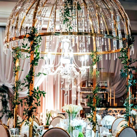 Nouvelle Arche de Décoration de Salle de Mariage en Cristal Électroplaqué, Fournie Directement par le Fabricant de Chine
