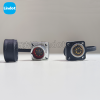 Connecteur femelle étanche industriel WEIPU IP67 série SF12 SF1213-P6, type balle, droit, 6 broches, compact, verrouillage Push-Pull