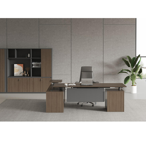 Escritorio Ejecutivo Modular de Lujo de Alta Gama, Ajustable, de Madera Sólida, Diseño Ecológico, Construcción Duradera, Ergonómico y Moderno para Oficina - Product Image 4