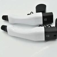 Conector eléctrico USB para coche 32A IEC 62196-2 enchufe macho tipo 2 cargador EV de potencia aleación niquelada 16A corriente nominal