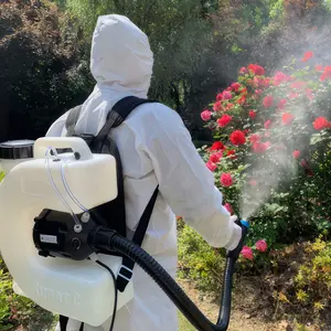 Pulverizador de mochila alimentado por batería de 4 galones Pulverizador de bomba de jardín eléctrico con batería de litio para rociado prolongado