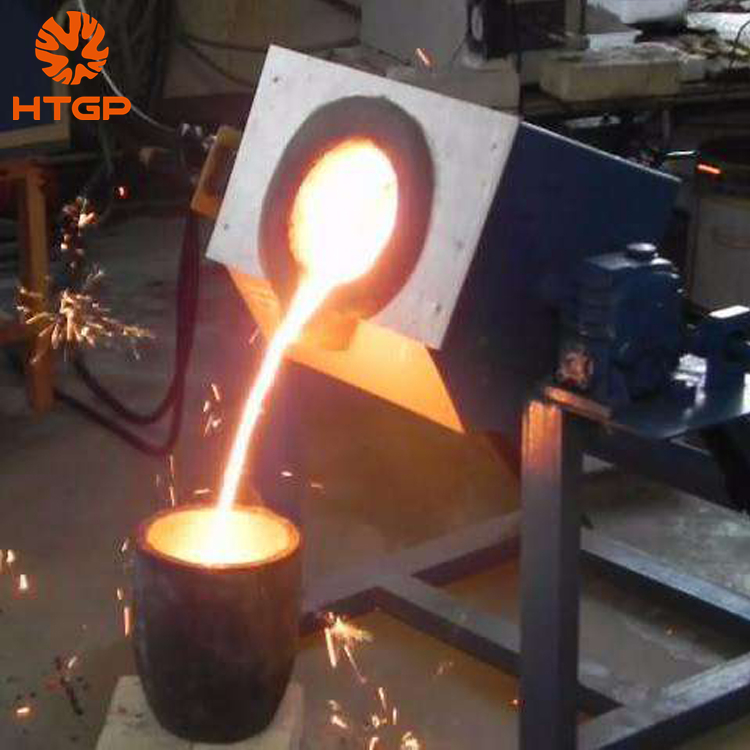 10KG 20KG 50KG 70KG Crucible Furnace Casting Tembaga Aluminium Besi Skrap Peleburan Induksi Tungku Industri Listrik