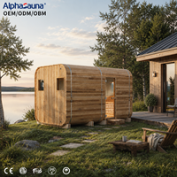 Maisonnette préfabriquée en bois de style traditionnel prête à être expédiée avec carport