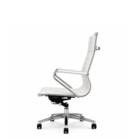 Chaise de bureau ergonomique de qualité supérieure, dossier mi-haut, en cuir PU, pivotante et réglable, avec coussin confortable, idéale pour les conférences et les tâches de direction