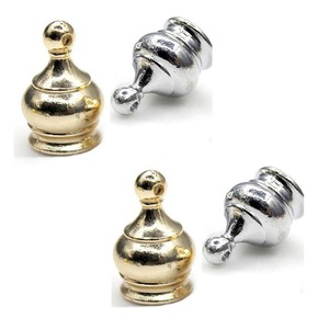 Accessoires de quincaillerie d'éclairage personnalisés, <span class=keywords><strong>écrou</strong></span> décoratif/<span class=keywords><strong>écrou</strong></span> à tête plate, couronne florale, vis à tête plate recouverte d'or - Product Image 5