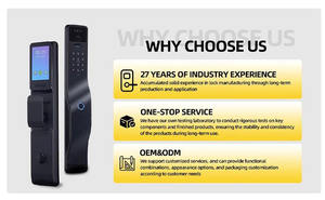 Cerradura Inteligente Electrónica Tuya <span class=keywords><strong>con</strong></span> Contraseña, Wifi, <span class=keywords><strong>Huella</strong></span> Dactilar, Biométrica, para Puerta Principal, Semiautomática, <span class=keywords><strong>con</strong></span> Manija - Product Image 5