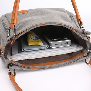 Sacs à main en toile grande capacité, sacs à bandoulière décontractés pour femmes, sacs multifonctions, sacs de travail pour femmes de bureau - Product Image 6