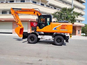 Excavadora de Ruedas de Alta Calidad, Tipo Caminante, con Cucharón de 0.5 m³, Lista de Precios, 13.5 Toneladas, CDM6150W - Product Image 3