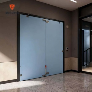 Porte coupe-feu en acier de sécurité fabriquée par l'usine Mexin, de haute qualité, isolante thermiquement, résistante au feu - Product Image 1