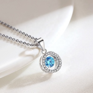 Oem & ODM Vana 925 bạc trang sức vòng mẹ Băng tùy chỉnh Chuỗi vòng cổ Cubic Zirconia Vòng cổ trang sức - Product Image 4