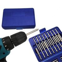 Kit de 50 embouts de tournevis longs TGS, embouts plats, Phillips, Pozi, Tri-Wing, Torx, hexagonaux, étoiles, spline, carrés
