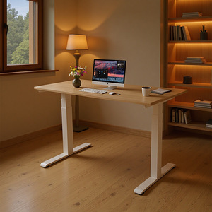 Electric Height <b>Adjustable</b> <b>Desk</b> Metal Frame Powder Coated Lifting Workbench Home Office <b>Computer</b> <b>Desk</b> - Product Image 1