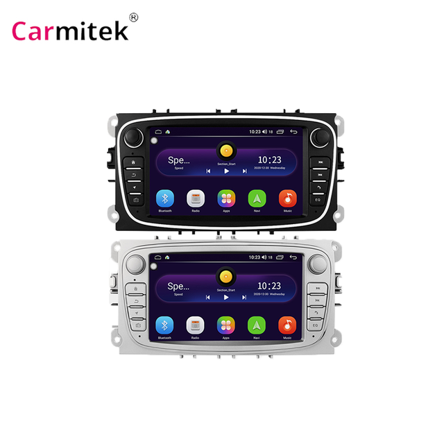 Android 10 Car Video Radio Autoradio 7'' GPS WIFI BT for Ford/focus/mondeo/c-max/s-max/galaxy Ii/kuga CE Capacitive Touch Screen