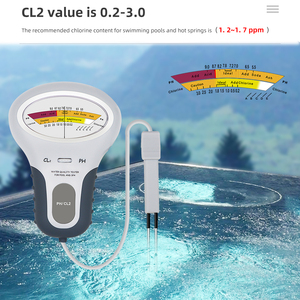 PC-101 <span class=keywords><strong>PH</strong></span> Tester <span class=keywords><strong>cloro</strong></span> dispositivo di prova della qualità dell'acqua CL2 misurazione 2 in 1 <span class=keywords><strong>PH</strong></span> Tester del <span class=keywords><strong>misuratore</strong></span> di <span class=keywords><strong>cloro</strong></span> per acquario della piscina - Product Image 5