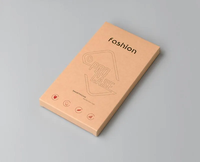 Boîte d'emballage en papier recyclable personnalisée avec gaufrage pour étui de téléphone portable, boîte en carton pliable universelle, logo personnalisé