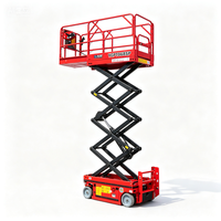 Plateforme élévatrice à ciseaux avec table extensible semi-automatique mobile pour une portée accrue lors des opérations de travail